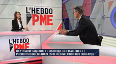 Thierry Rouleau et Fanny Berthon sur le plateau de BFM Business